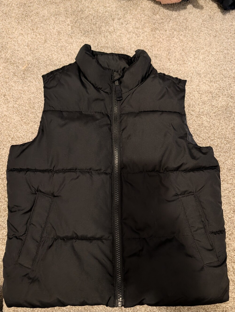 Old Navy Black Quilted Puffer Vest